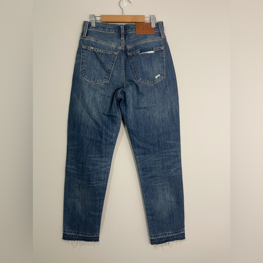 Lucky Brand Womens Jeans Size 0/25 A Blue Drew Mom High Rise Taper Denim Bottoms - Picture 6 of 14